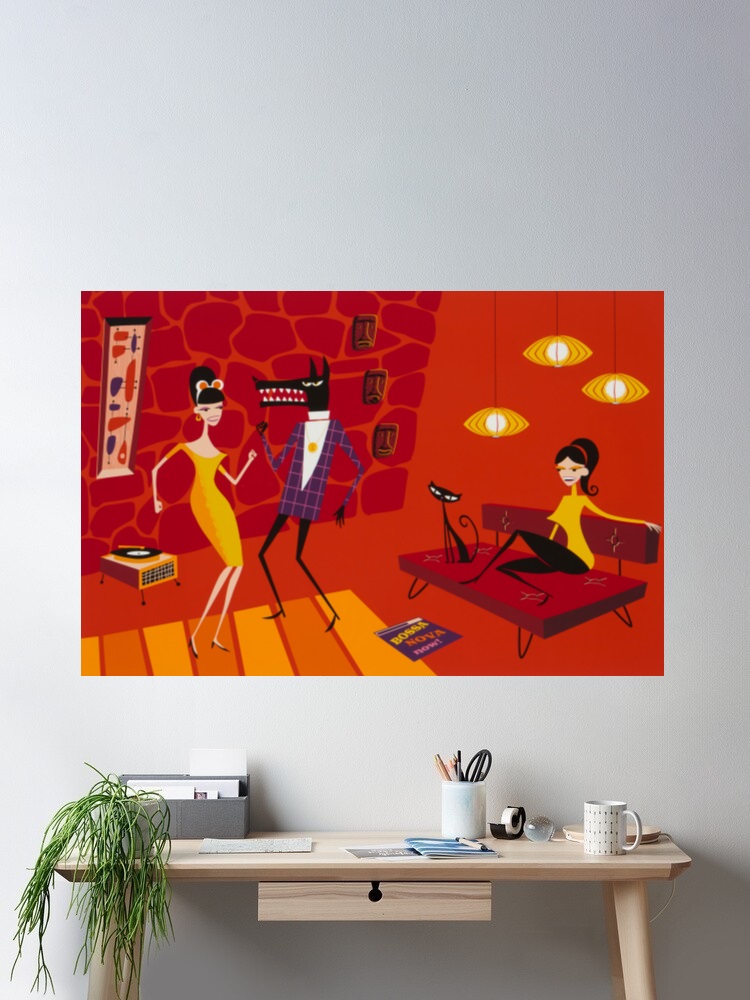 Nova Decor & Lighting Vase - Josh Agle Bossa Nova Now Photo