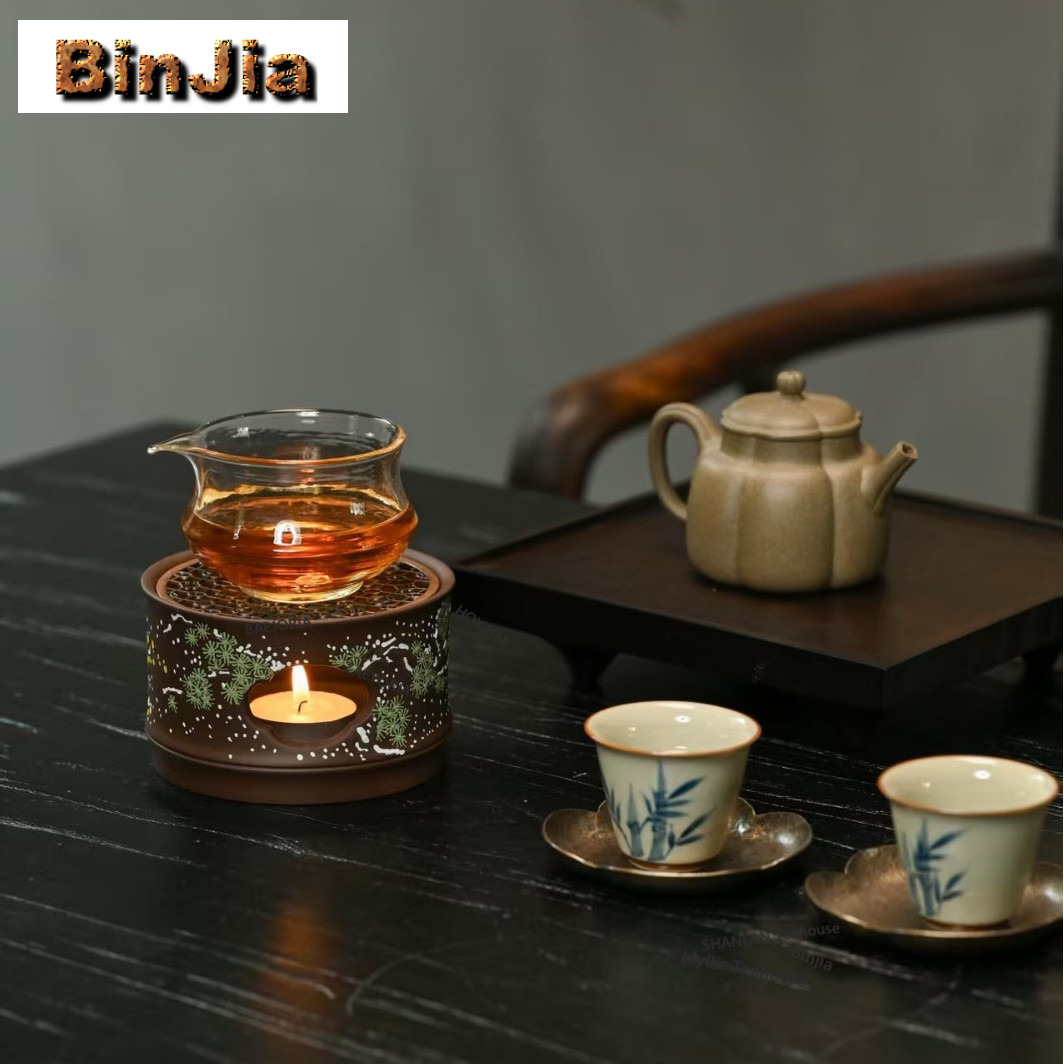 Yixing Zisha Clay Painting Tea - Candle Holder Set review and price