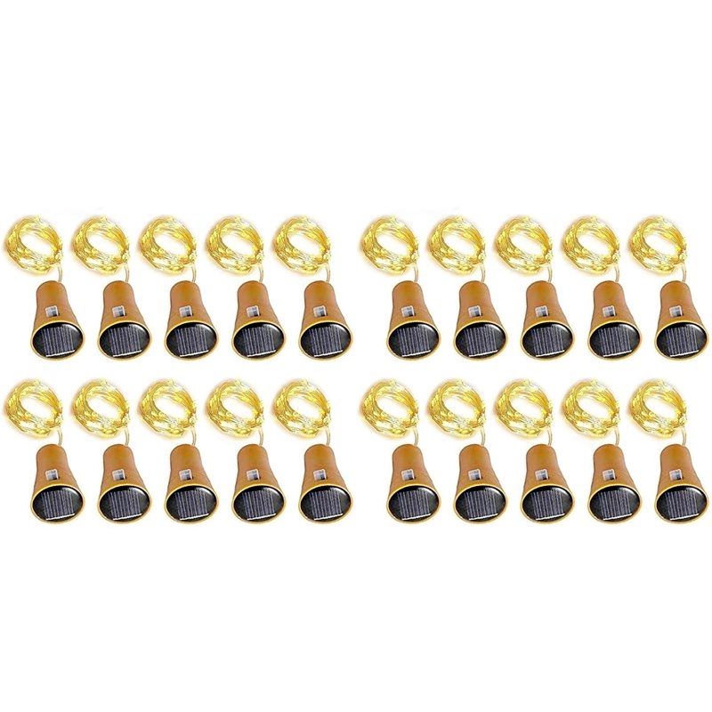 LUCKshopping 20Pcs Solar Wine  - Decor Lighting Cork review and price