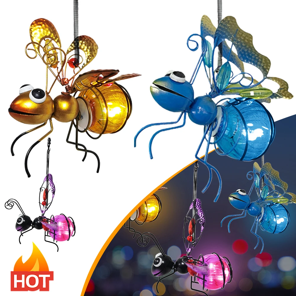 Solar Powered Hanging Bug Ligh - Lighting Bug Decor review and price