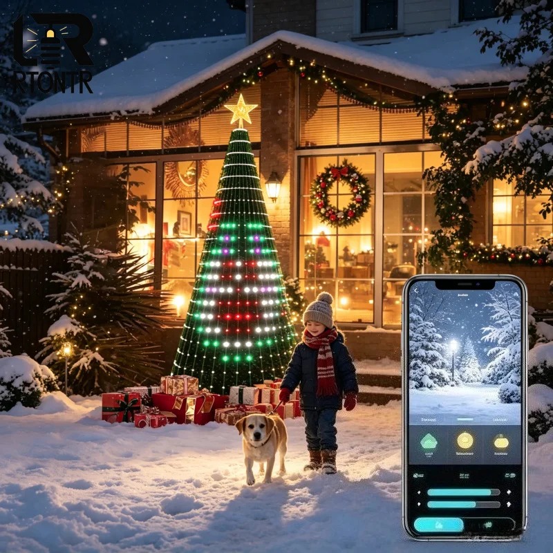 Smart RGB Christmas Tree Toppe - Lighting Christmas Decor review and price