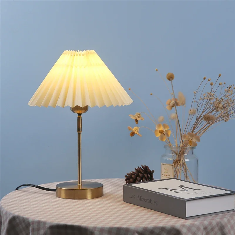 Modern Adjustable Pleated Tabl - Lava Lamp Desktop review and price