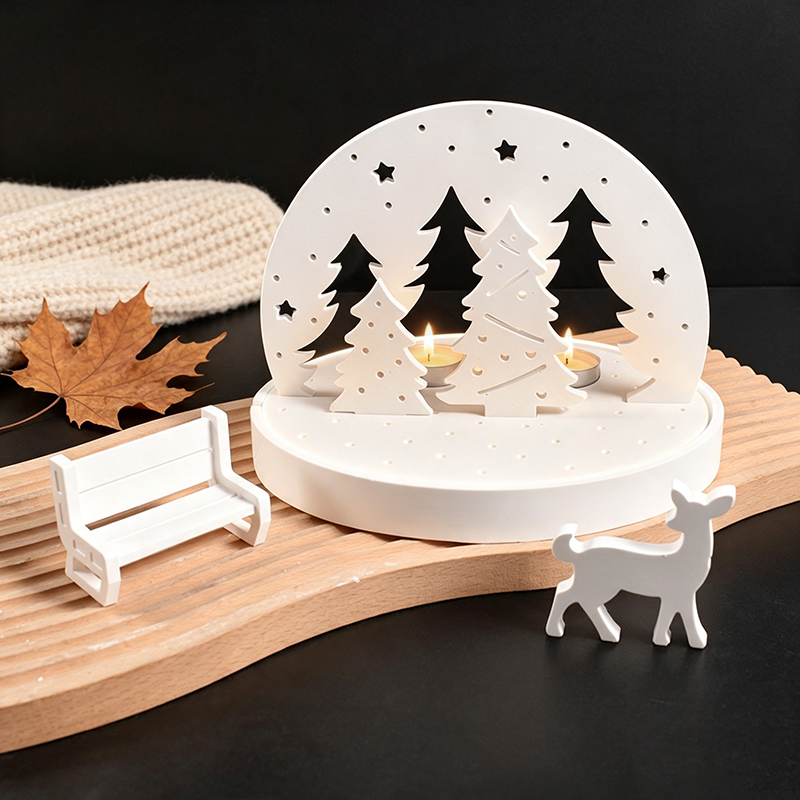 Christmas Elk Tealight Candle  - Candle Holder Set review and price