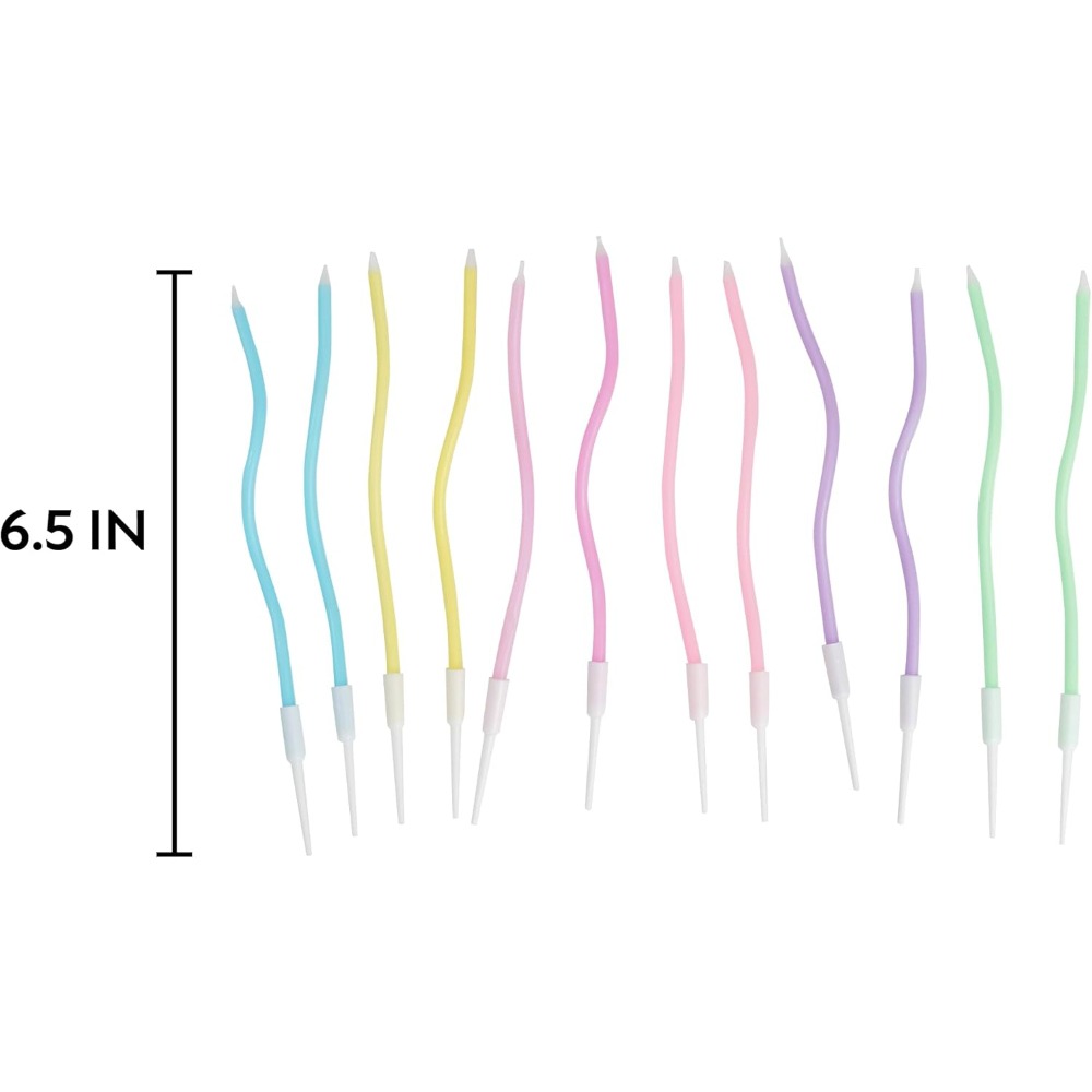 Rainbow Spiral Birthday Cake C - Candle Holder Set review and price