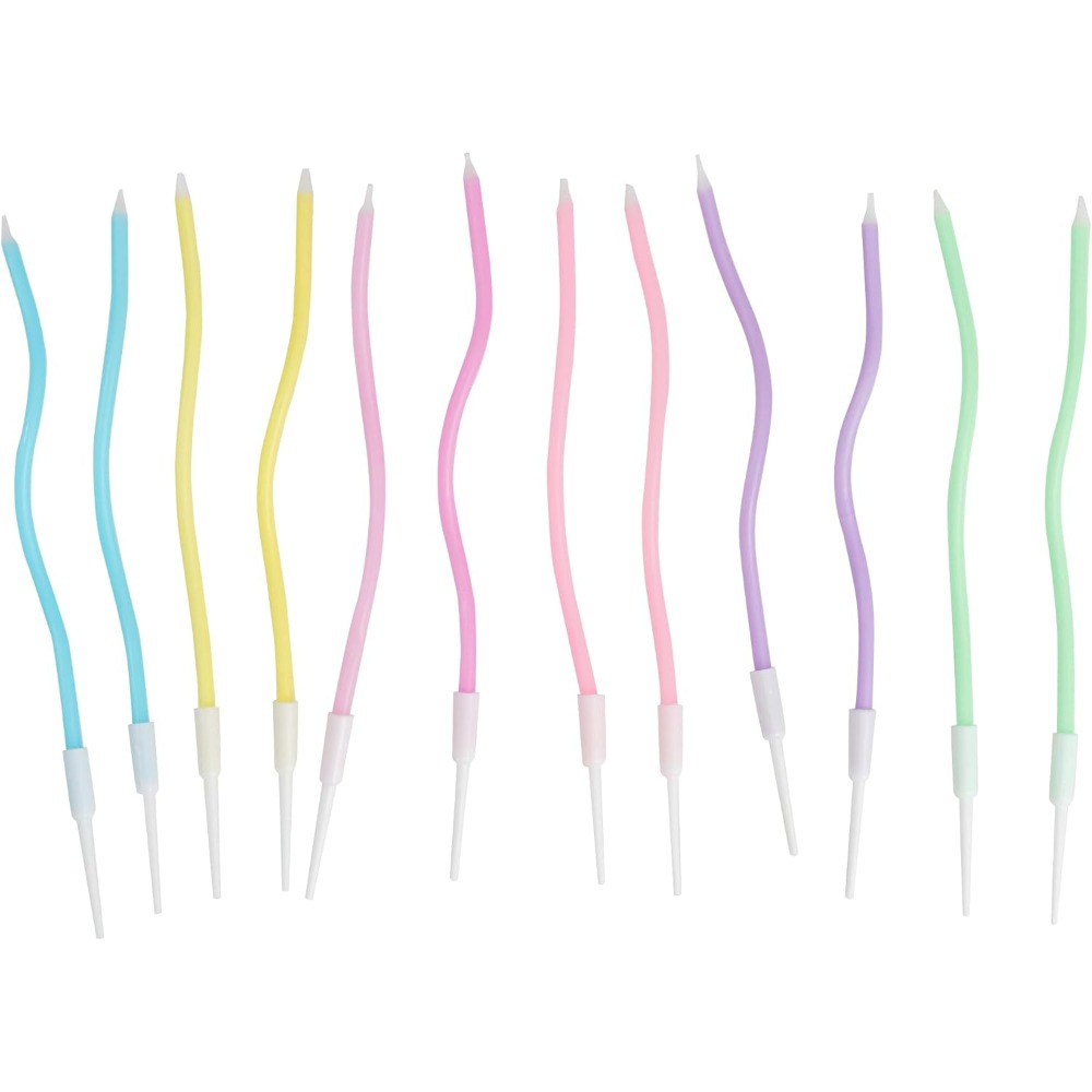 Rainbow Spiral Birthday Cake C - Candle Holder Set review and price