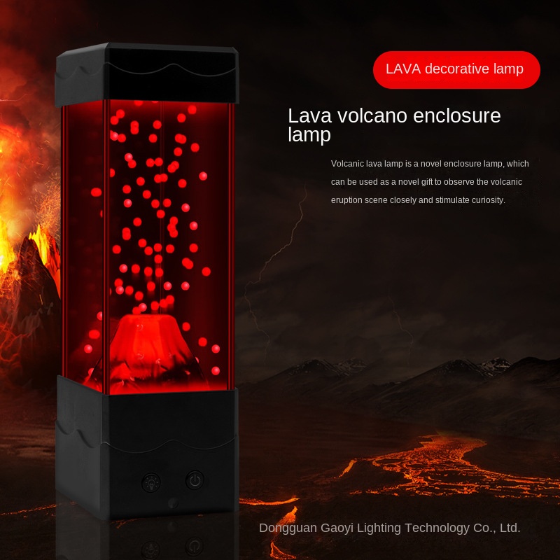 LED Lava Volcano Light Home De - Lava Lamp Desktop review and price