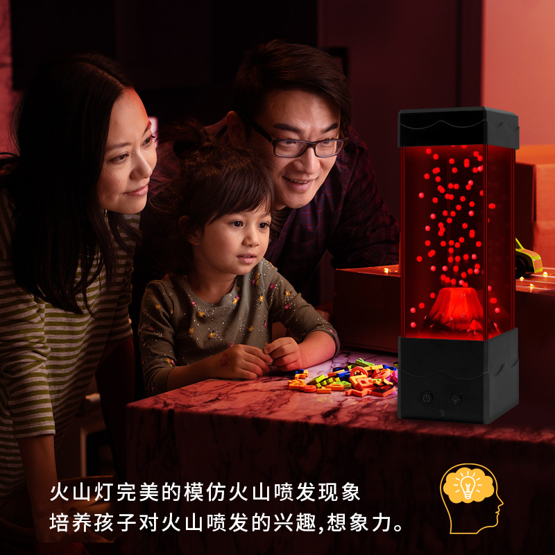 LED Lava Volcano Light Home De - Lava Lamp Desktop review and price