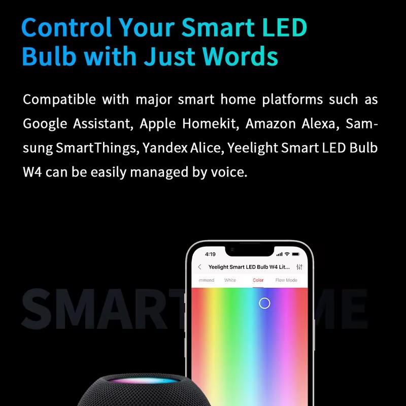 Yeelight Smart LED Bulb W4 Lit - Yeelight Light Smart Bulb review and price