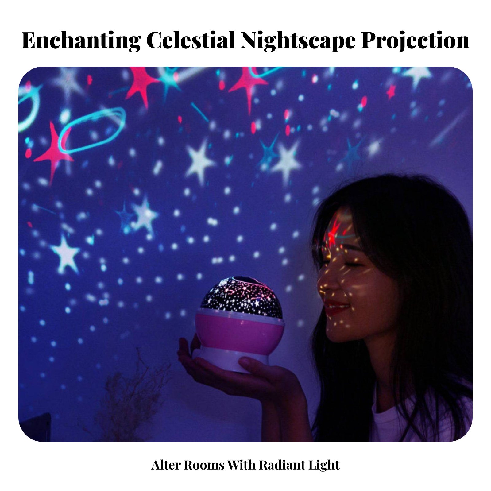 Galaxy Projection Device Celes - Lighting Decor For Bedroom review and price