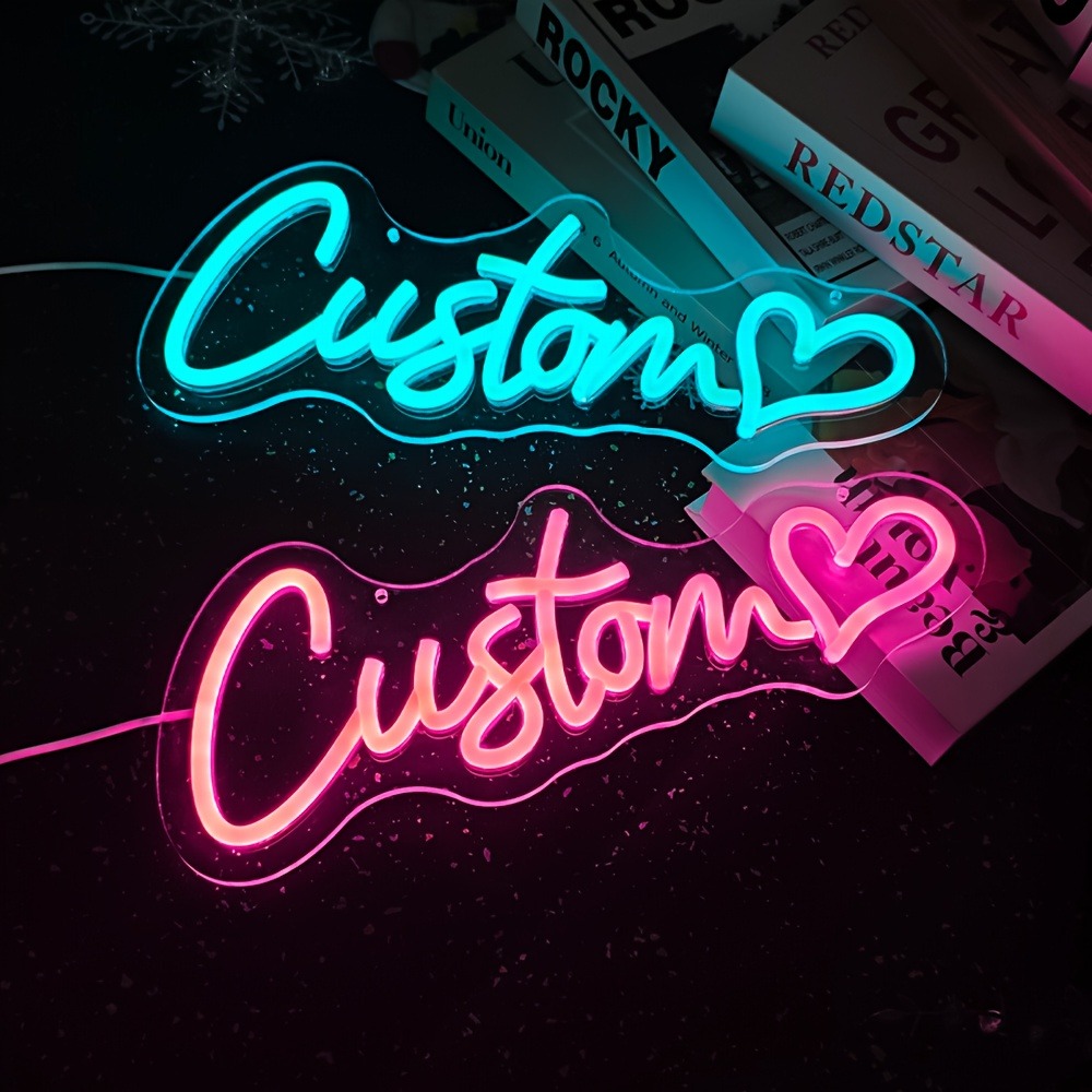 Custom LED Personalized Neon S - Lighting Christmas Decor review and price