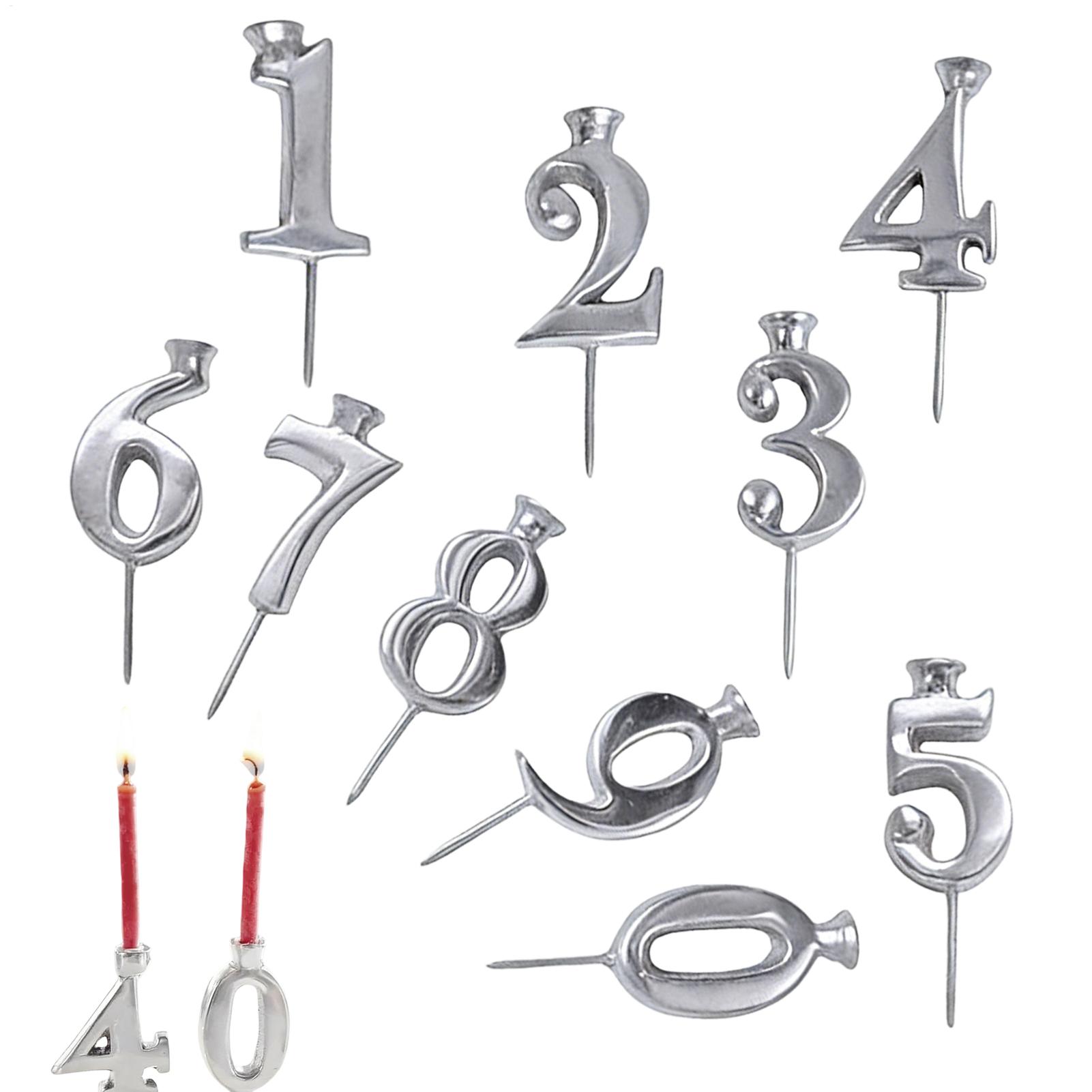 Reusable numbers birthday cand - Candle Holder Set review and price