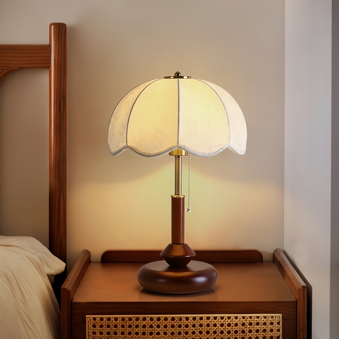 Vintage Scalloped Dome Table L - Lighting Decor For Bedroom review and price
