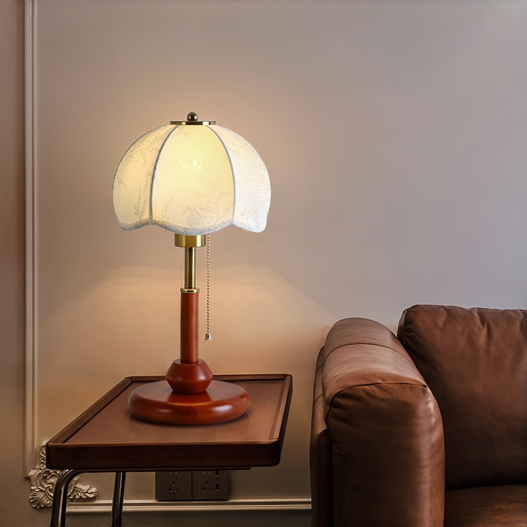 Vintage Scalloped Dome Table L - Lighting Decor For Bedroom review and price