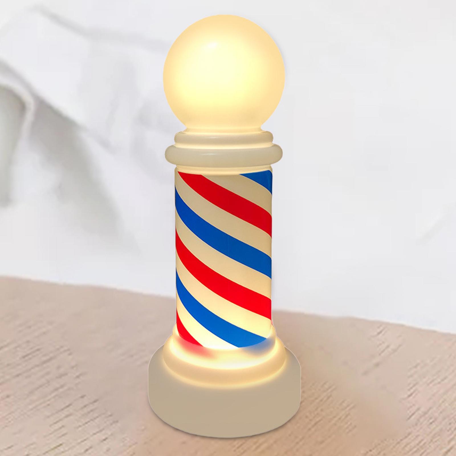 Barber Sign Rotating LED Lamp  - Decor Lighting Solution review and price