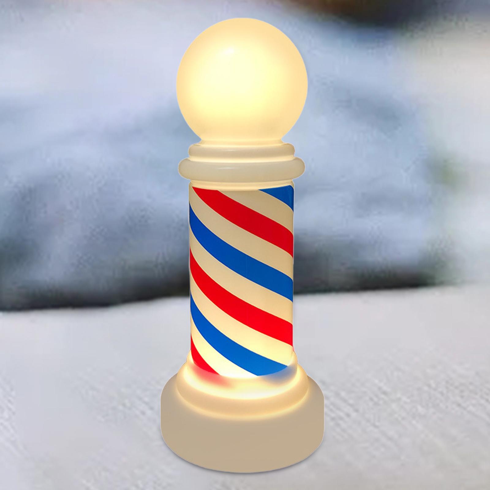Barber Sign Rotating LED Lamp  - Decor Lighting Solution review and price