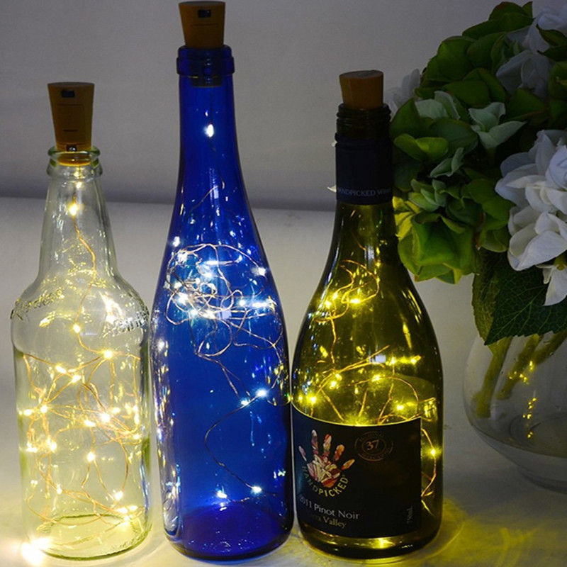 LED Wine Bottle Lights with Co - Decor Lighting Cork review and price