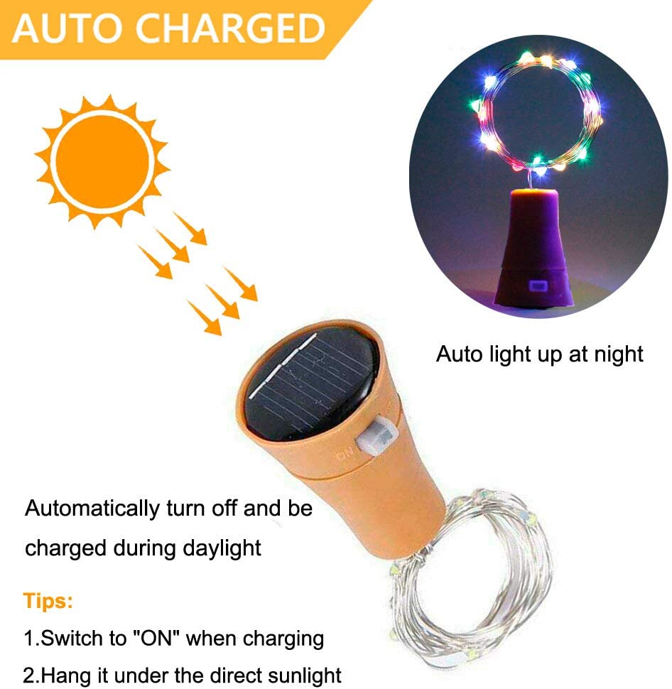Solar Wine Bottle Led String F - Decor Lighting Cork review and price
