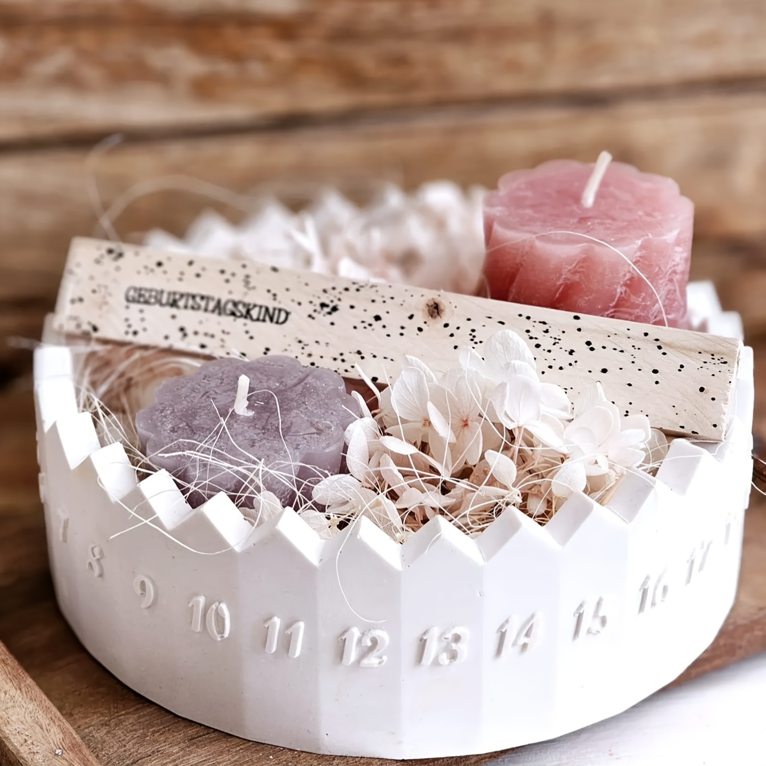 1 set Advent Calendar Silicone - Candle Holder Set review and price