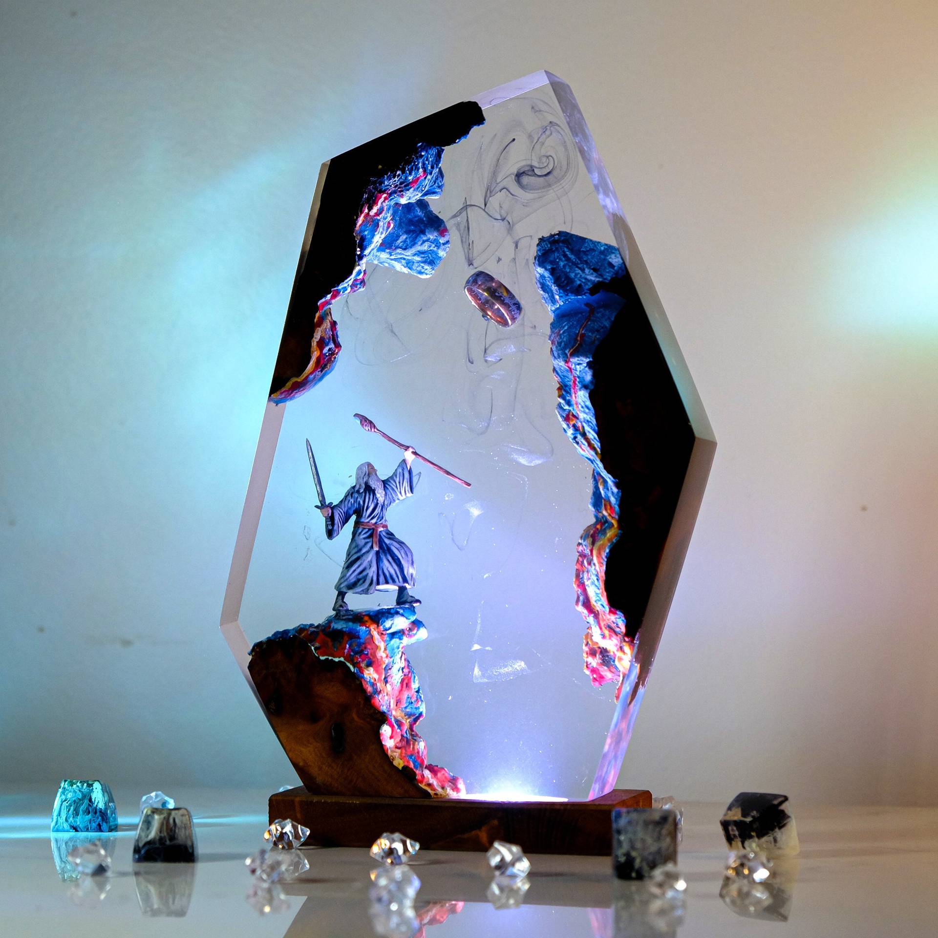 Movie Scence Figure Table Resi - Lighting Christmas Decor review and price