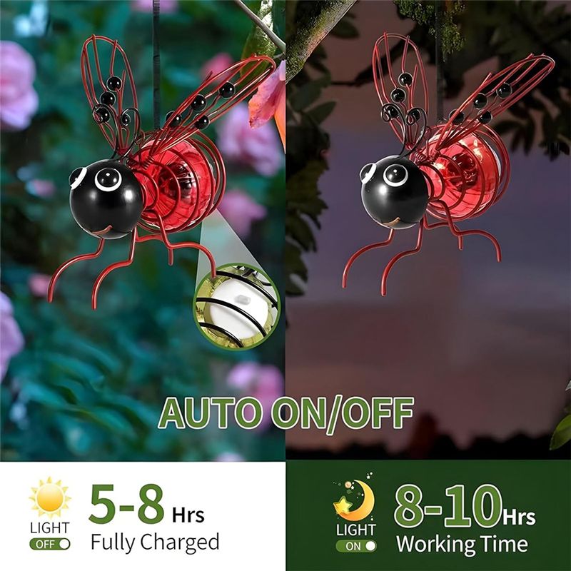 [NEW!A93G】 Solar Bee Simulatio - Lighting Bug Decor review and price