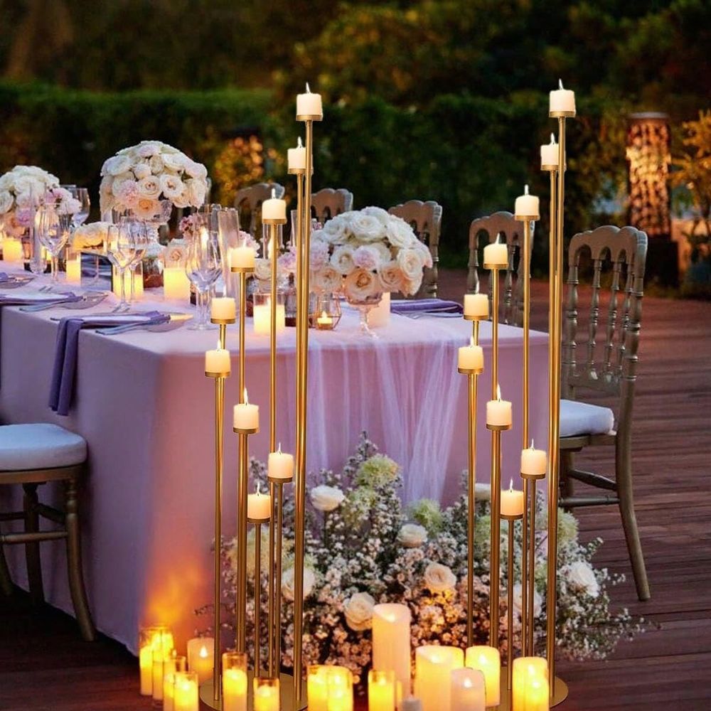 2Pcs 9 Arm Candelabra,Floor Ca - Candle Holder Set review and price