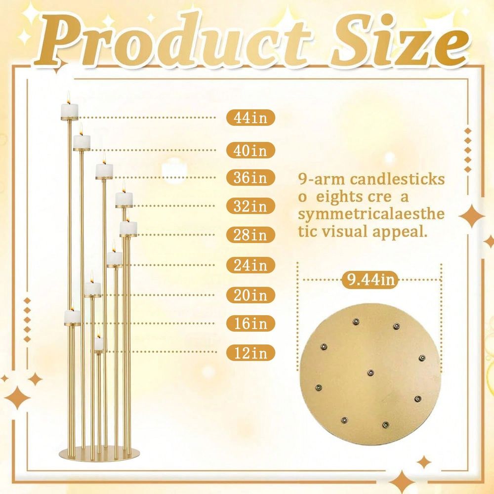 2Pcs 9 Arm Candelabra,Floor Ca - Candle Holder Set review and price