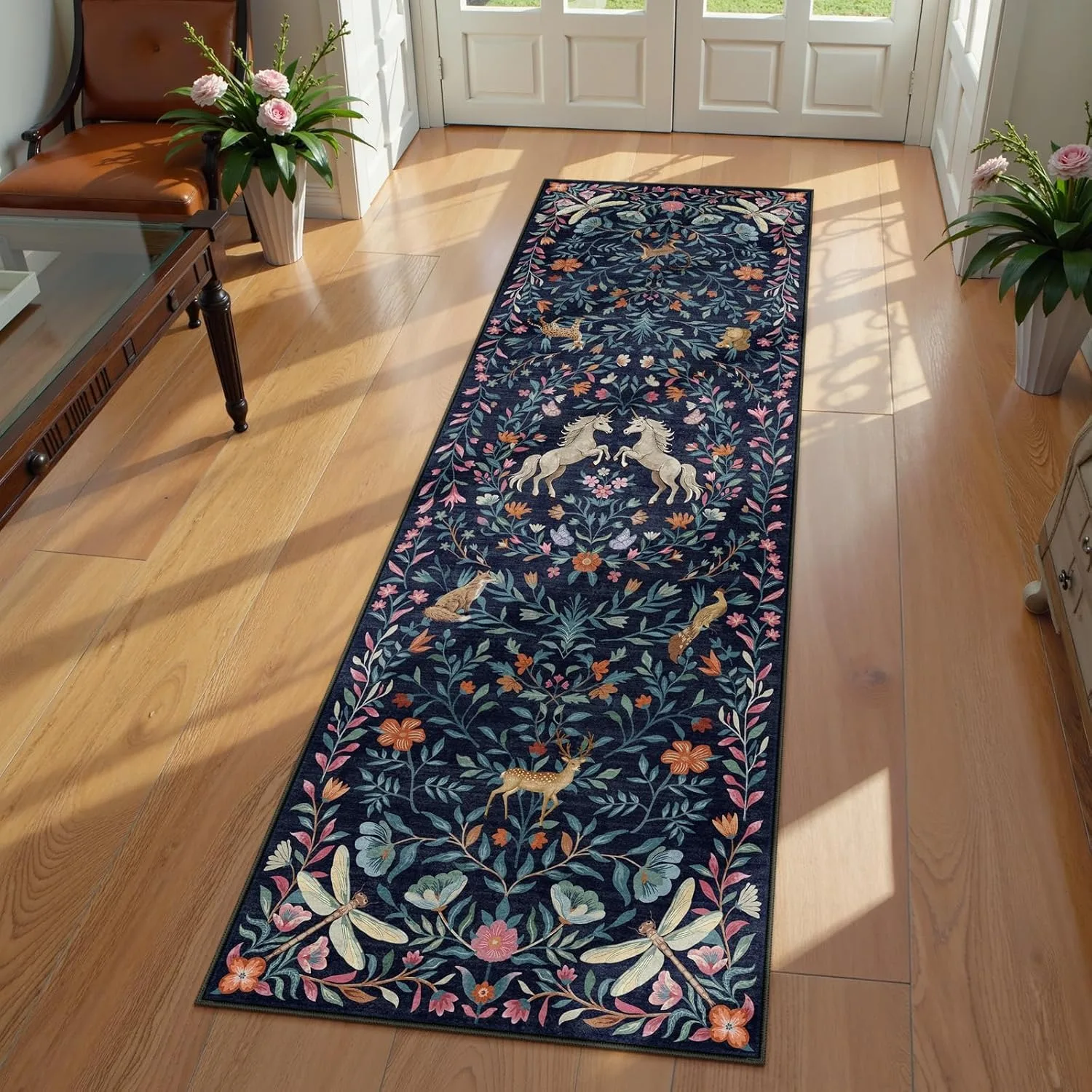 Bug Flower Theme Runner Rug Li - Lighting Bug Decor review and price