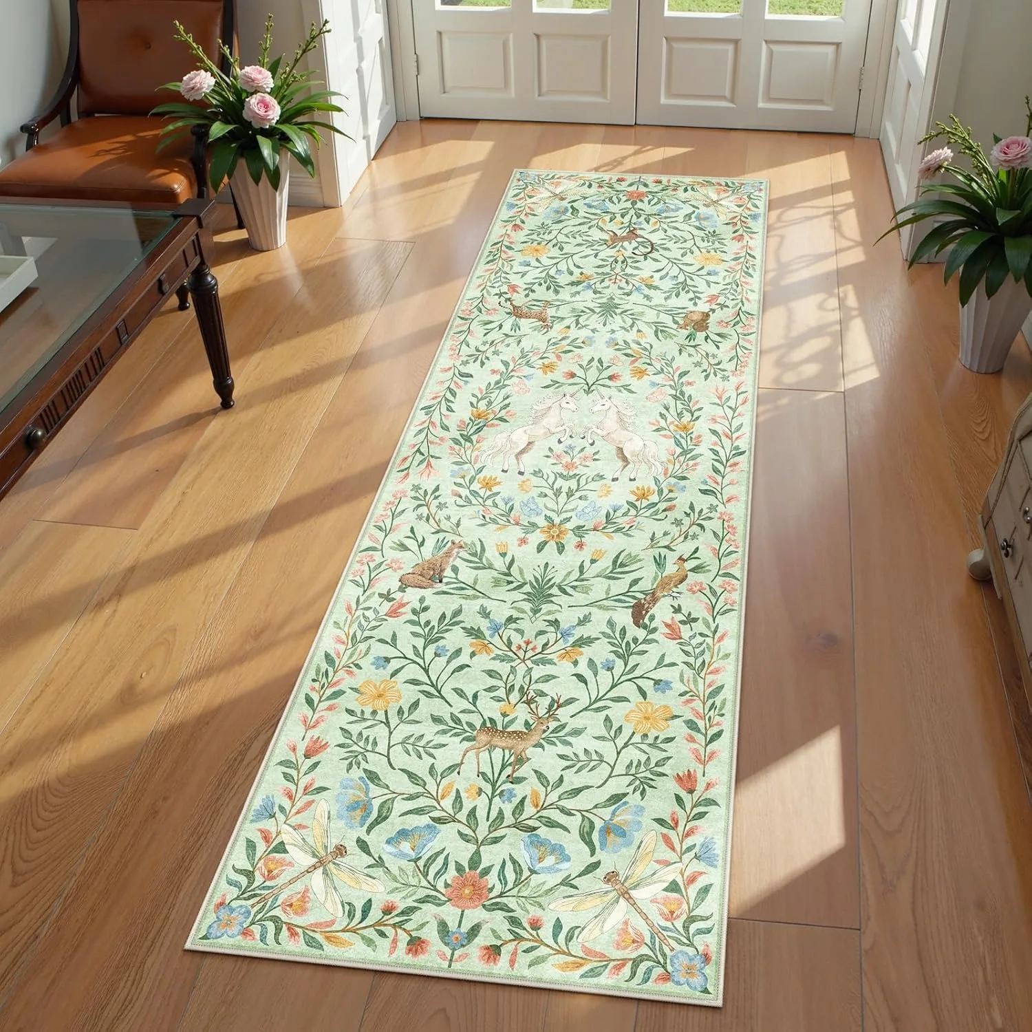Bug Flower Theme Runner Rug Li - Lighting Bug Decor review and price