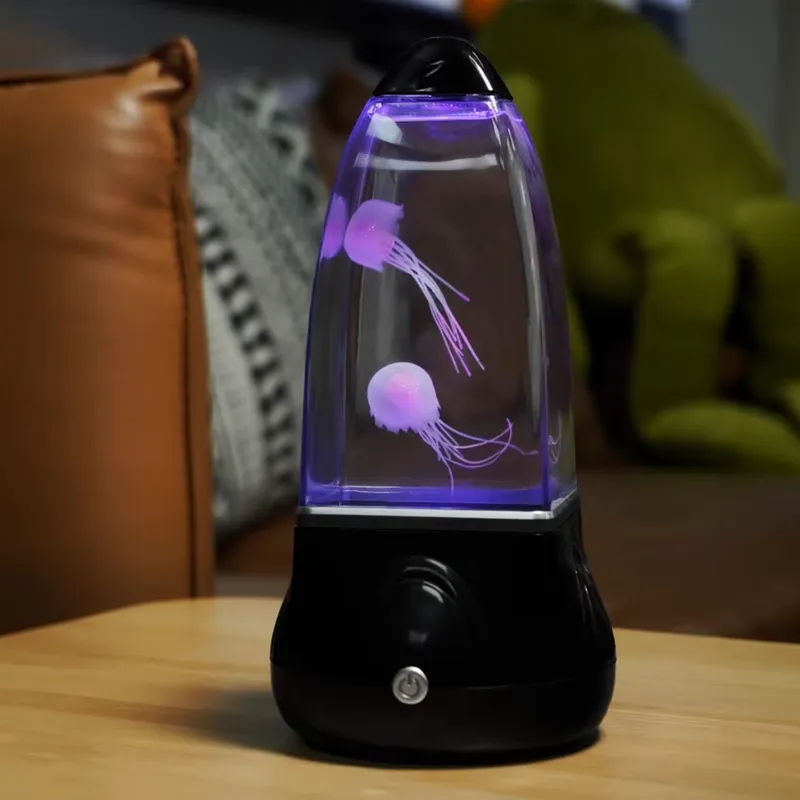 LED Jellyfish Lava Lamp Color  - Lava Lamp Desktop review and price