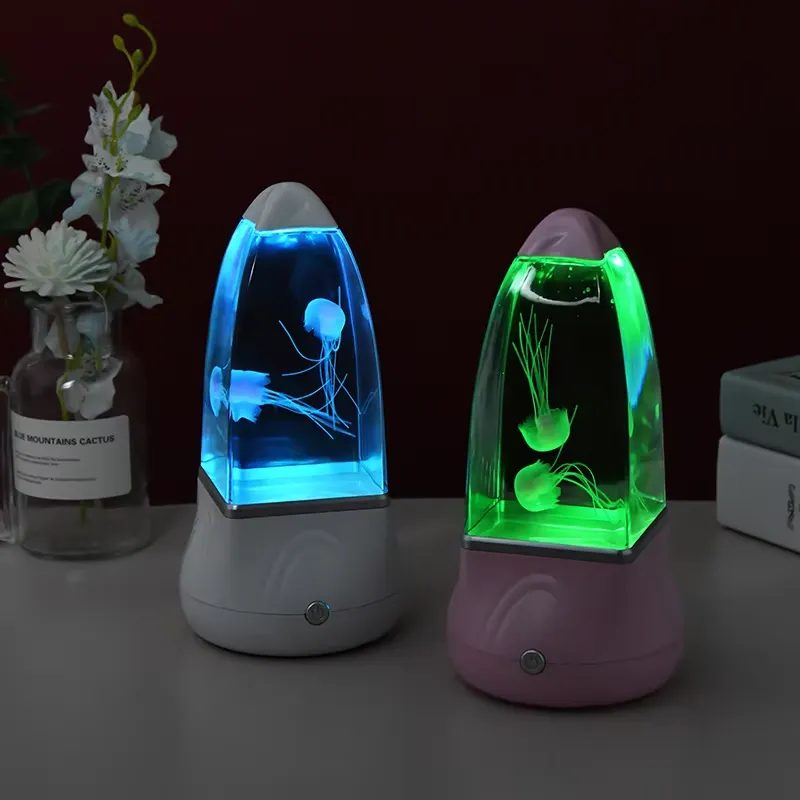 LED Jellyfish Lava Lamp Color  - Lava Lamp Desktop review and price
