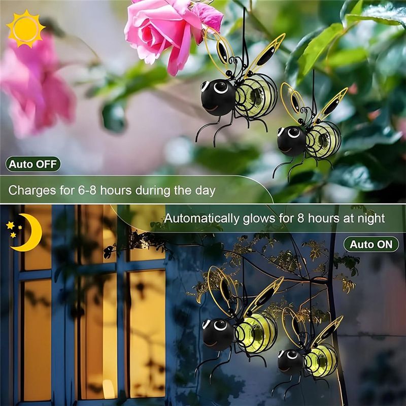 AS94-Solar Bee Simulation Ligh - Lighting Bug Decor review and price