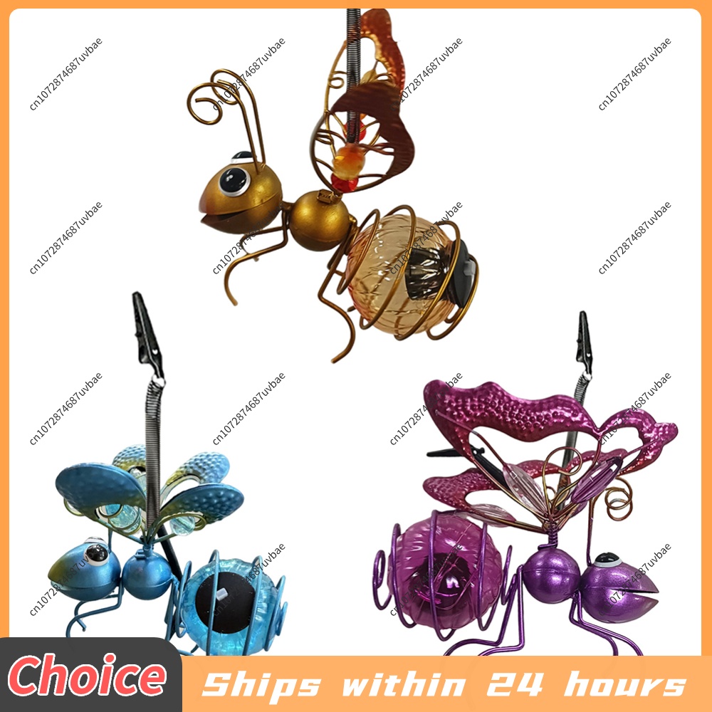 Solar Powered Insect Lamp Hang - Lighting Bug Decor review and price