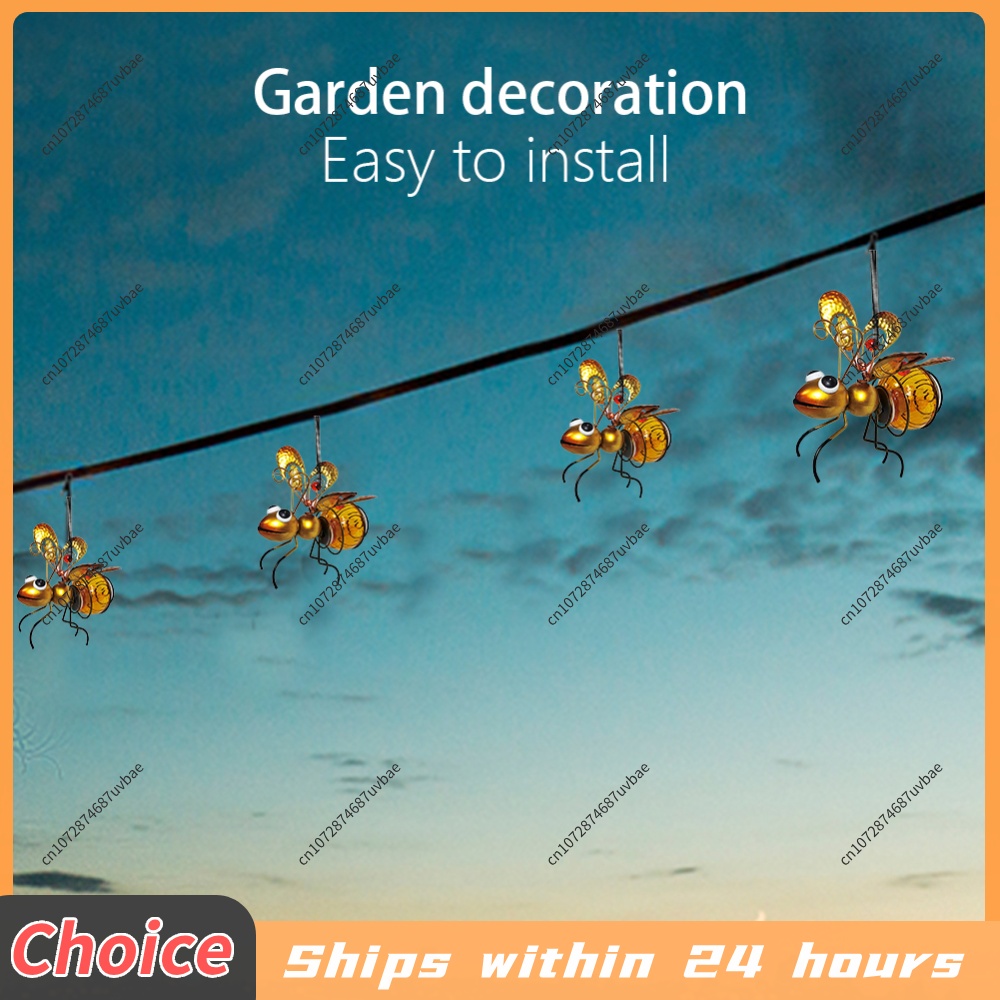 Solar Powered Insect Lamp Hang - Lighting Bug Decor review and price